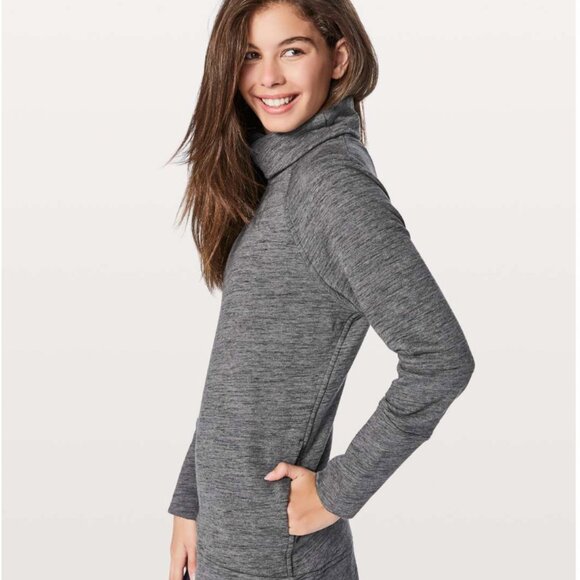 Lululemon To You Tunic Heathered Core Dark Grey - Picture 3 of 10